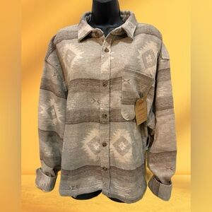 Western Style BD Shacket ⭐️NWT⭐️